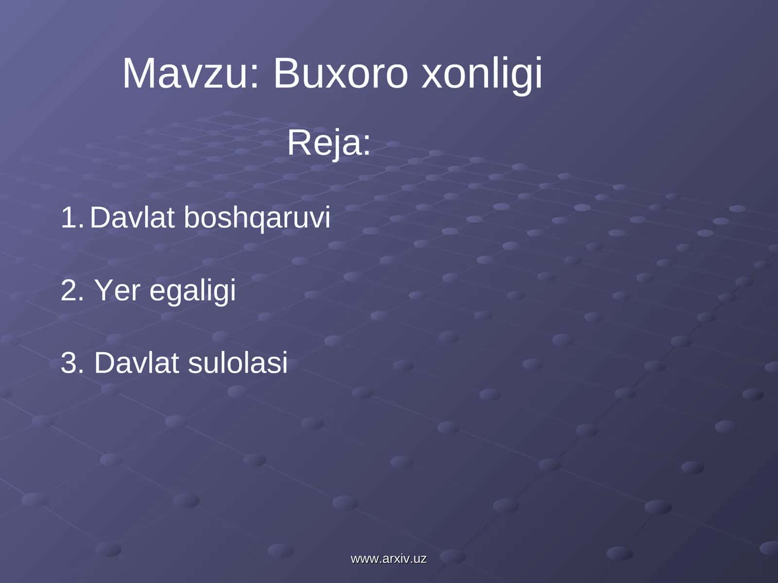 Buxoro xonligi 1