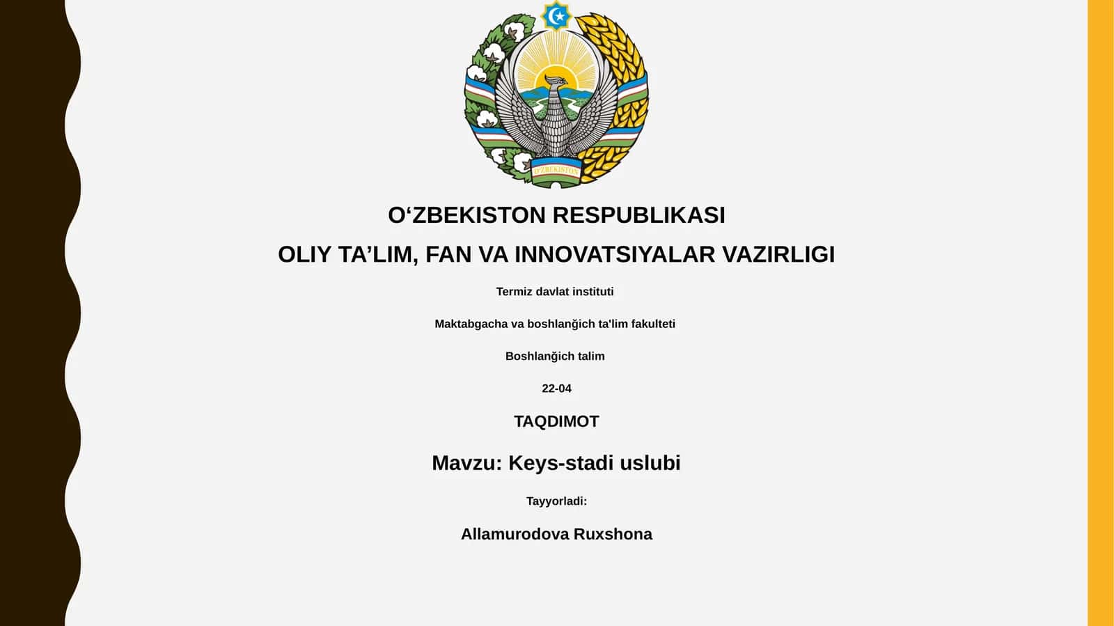 Keys-stadi uslubi 1