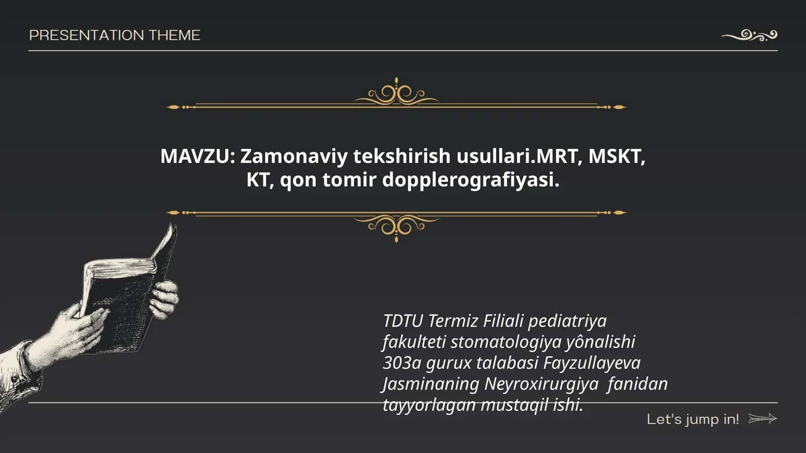 Zamonaviy tekshirish usullari 1