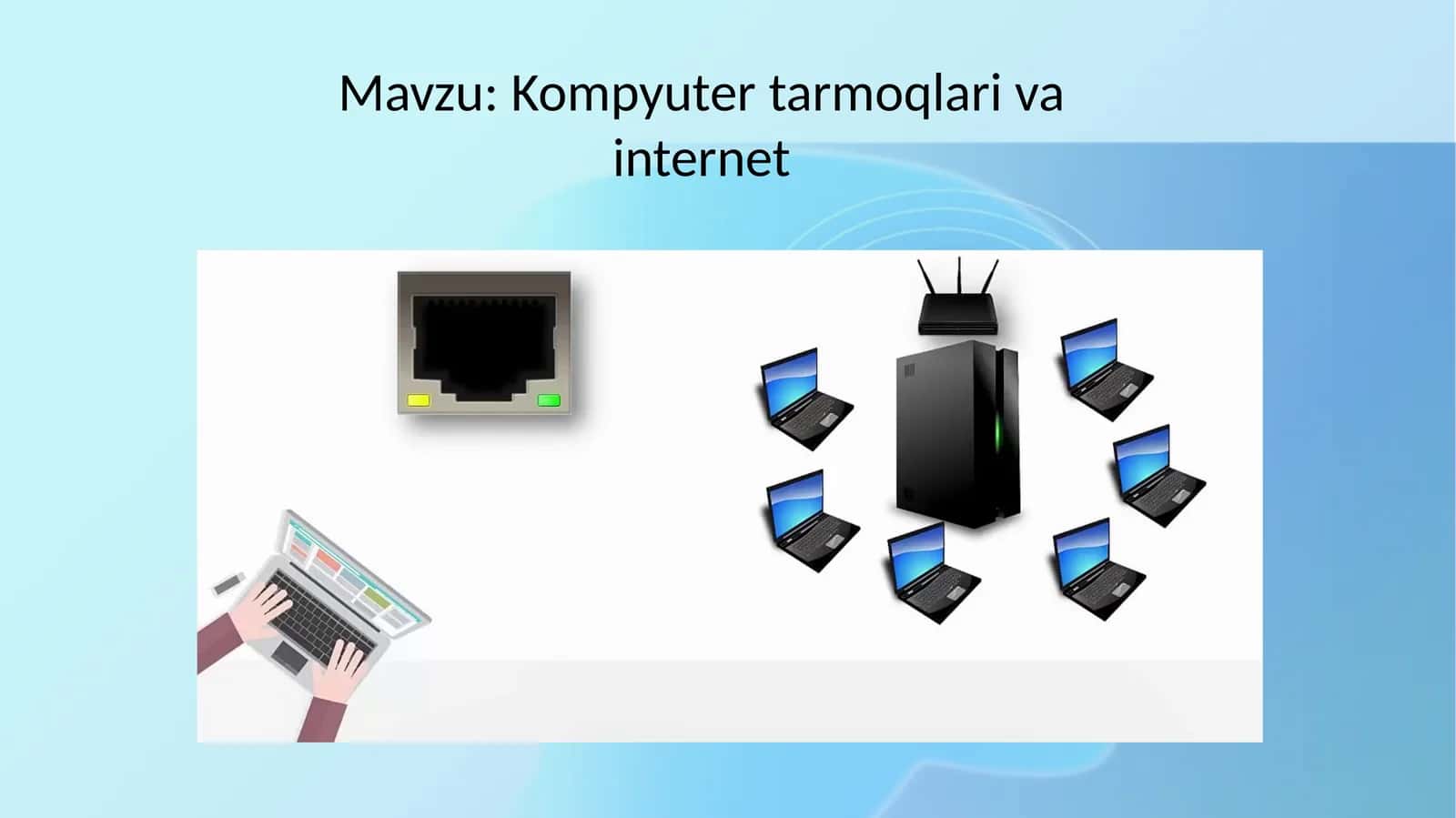 Kompyutertarmoqlari va internet 1