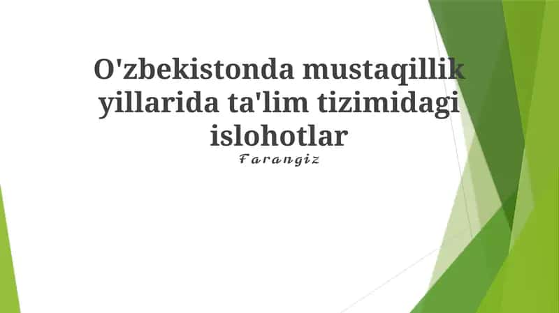 O'quv dasturlarini ishlab chiqish va standartlashtirish 1