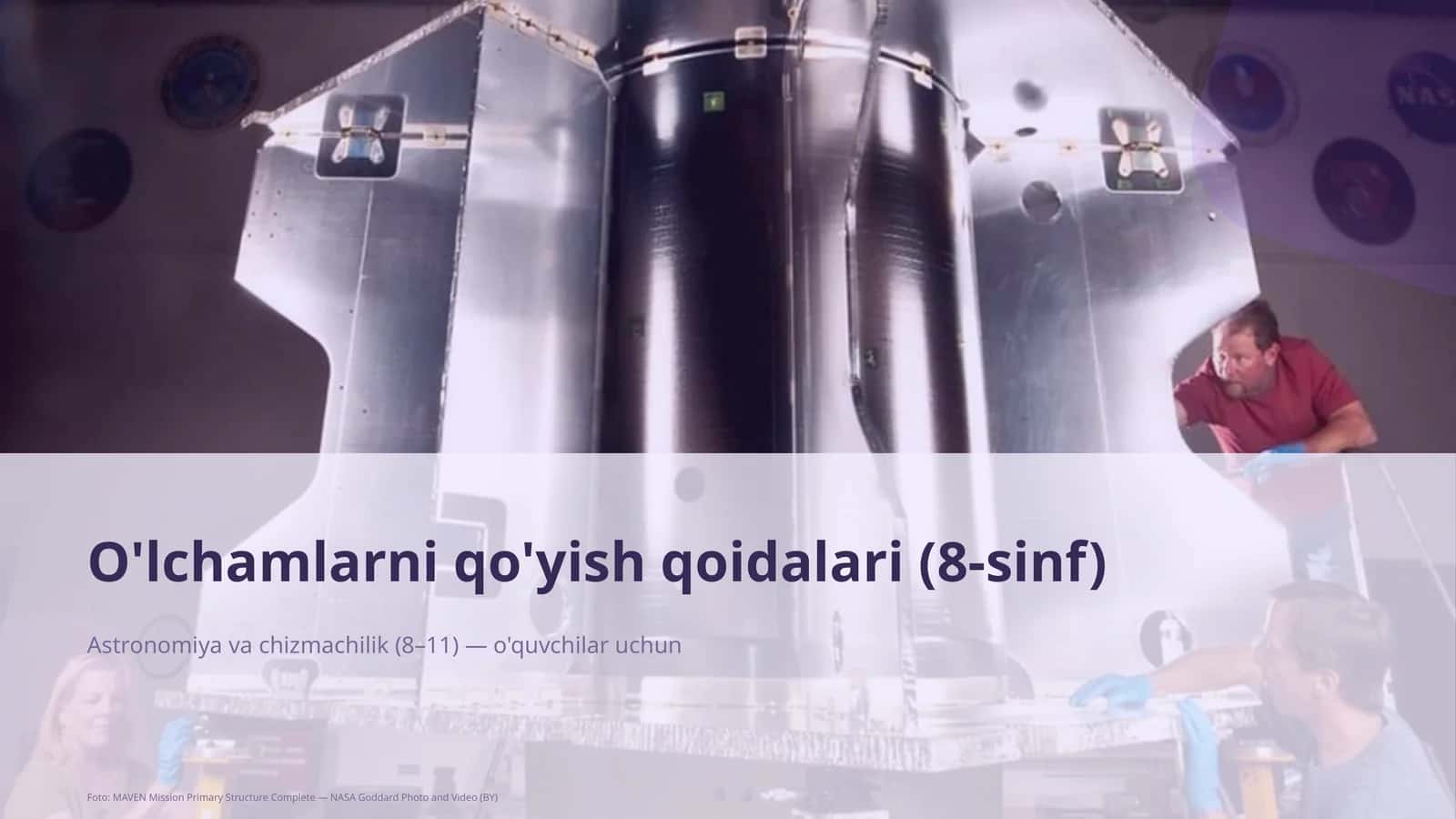 O'lchamlarni qo'yish qoidalari (8-sinf) 1
