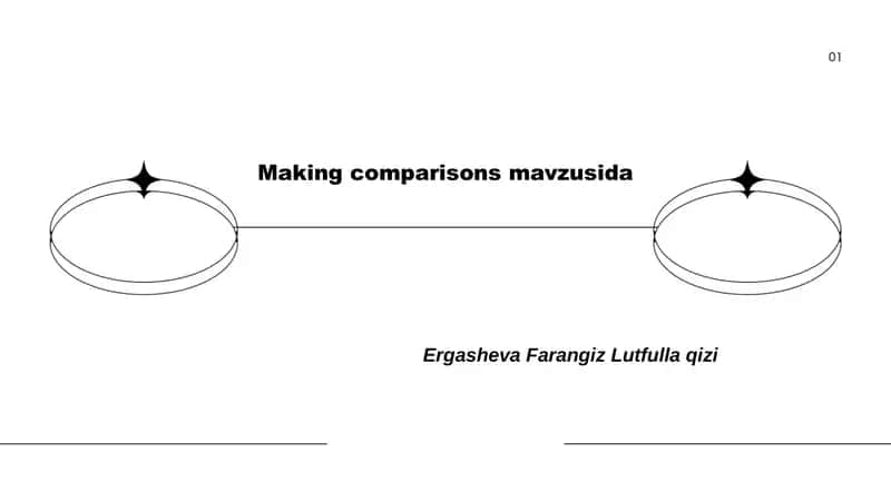 Making Comparisons 1
