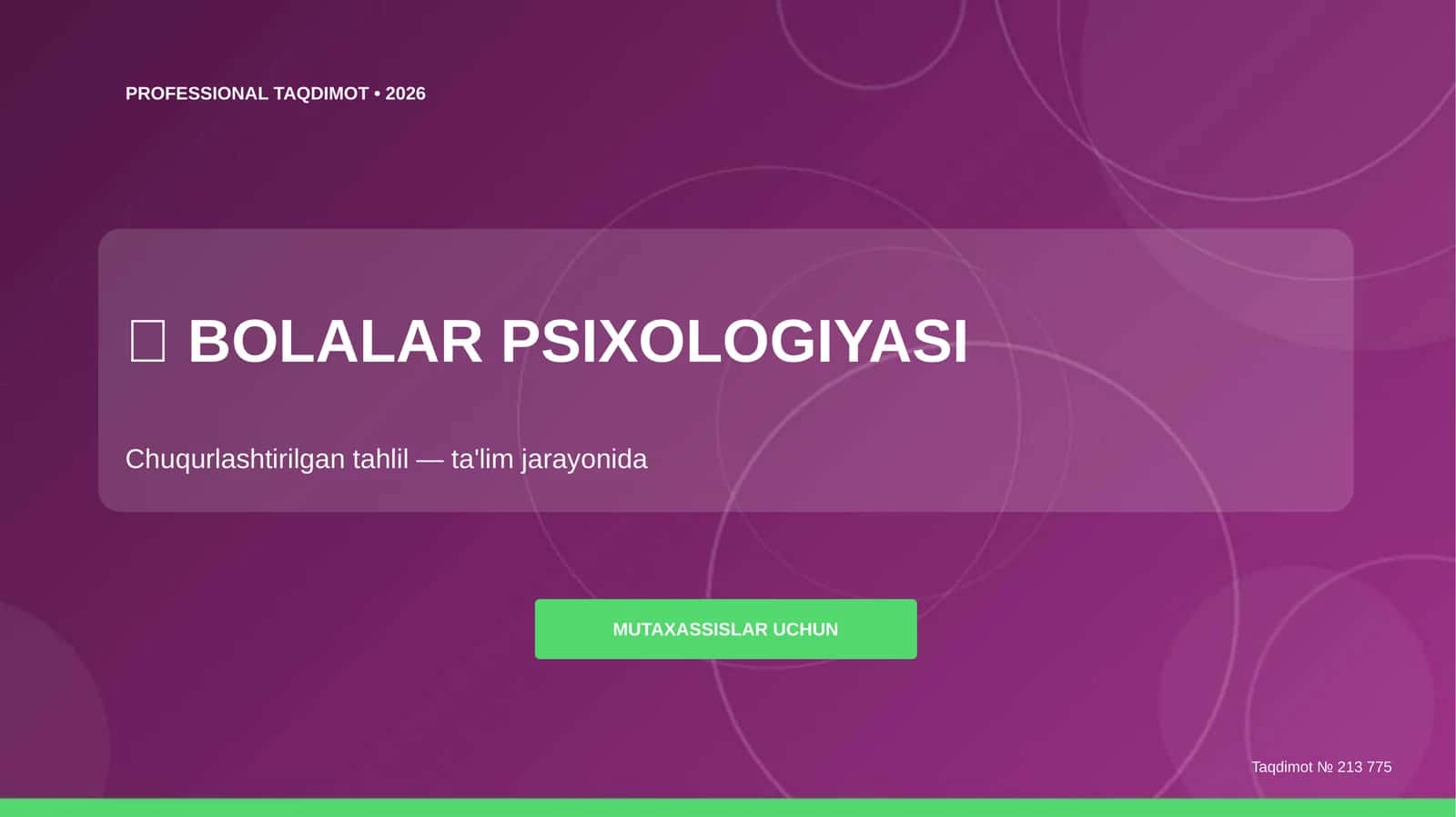 BOLALAR PSIXOLOGIYASI 1