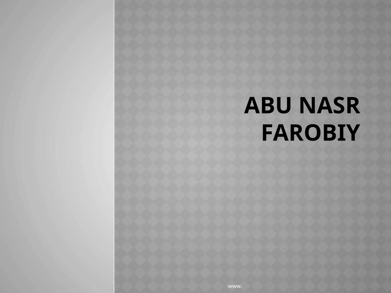 Abu Nasr Farobiy 1