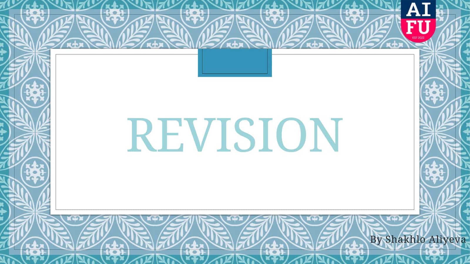 REVISION 1
