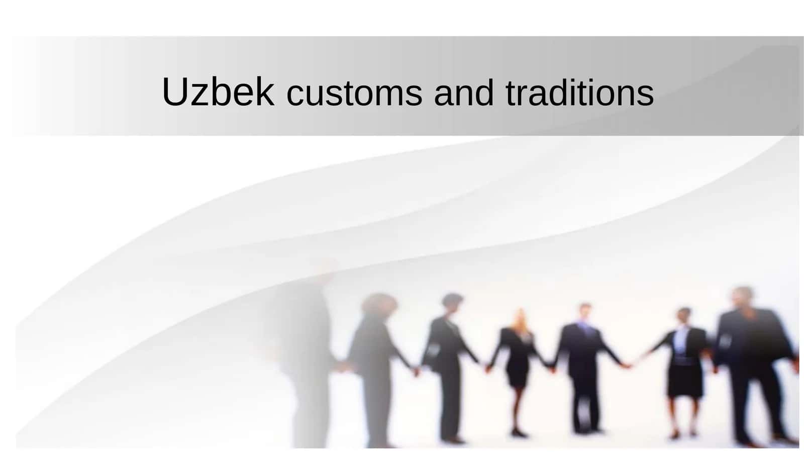 Uzbekcustomsand traditions 1