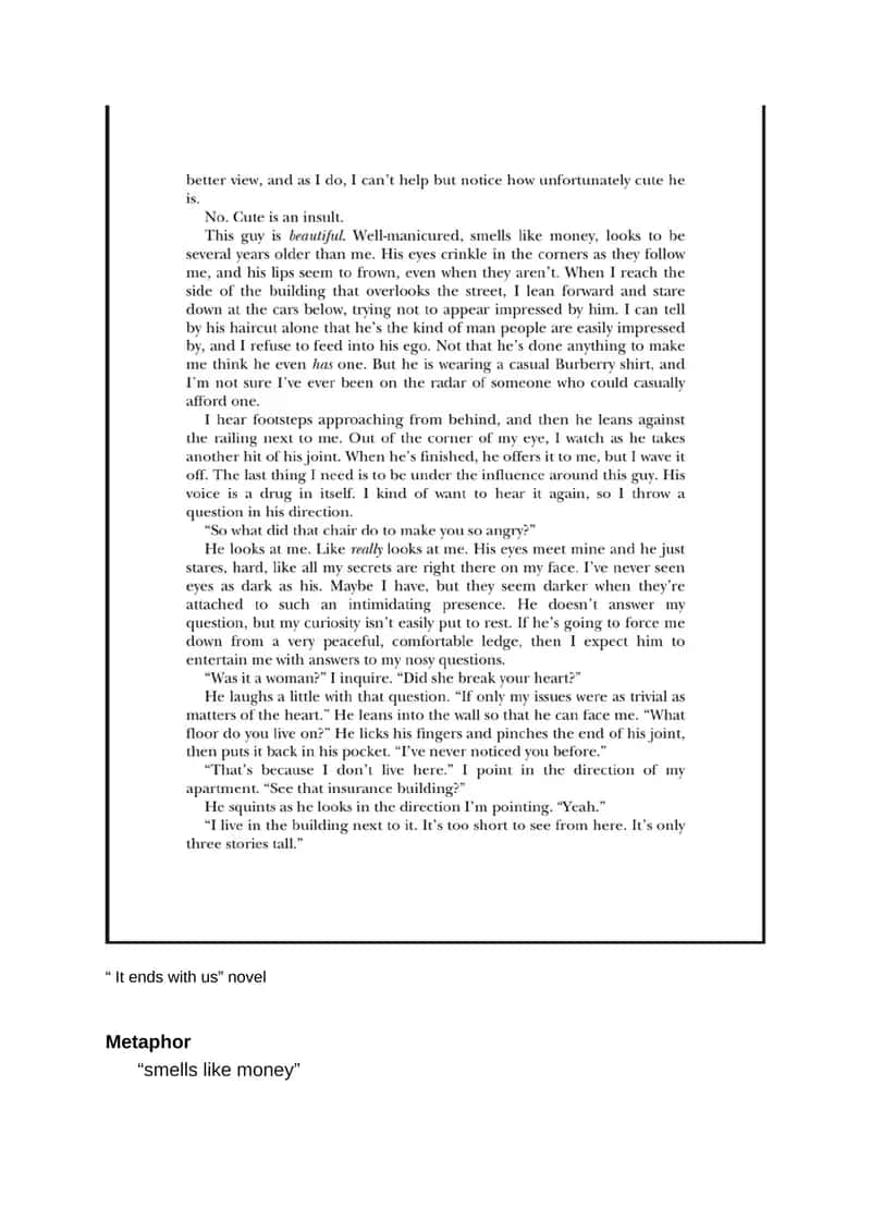 “ It ends with us” novel 1