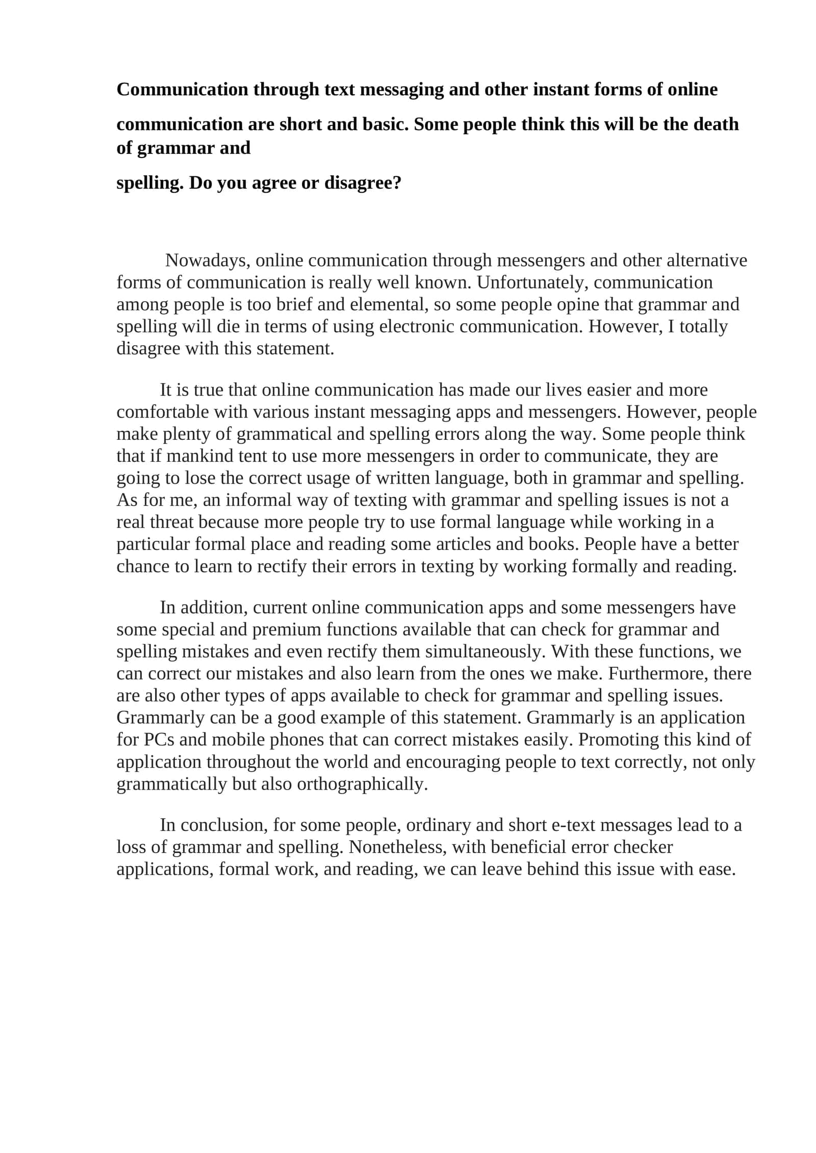 Online Communication and Language Skills 1