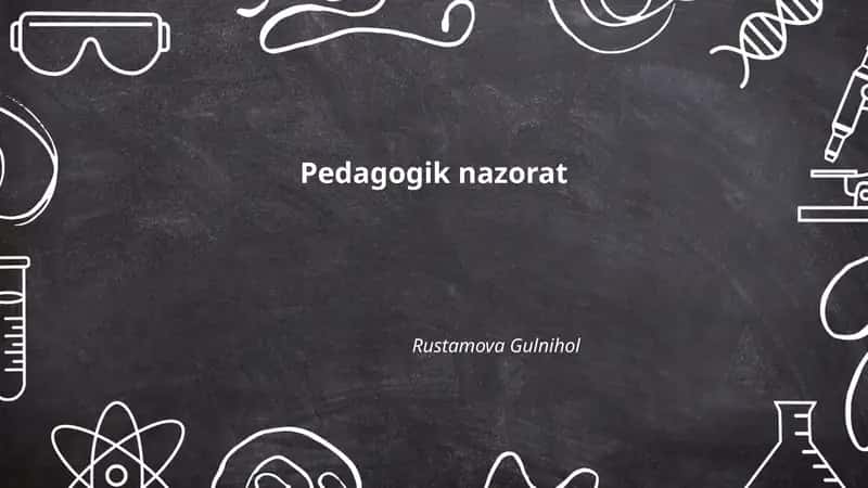 Pedagogik nazorat 1