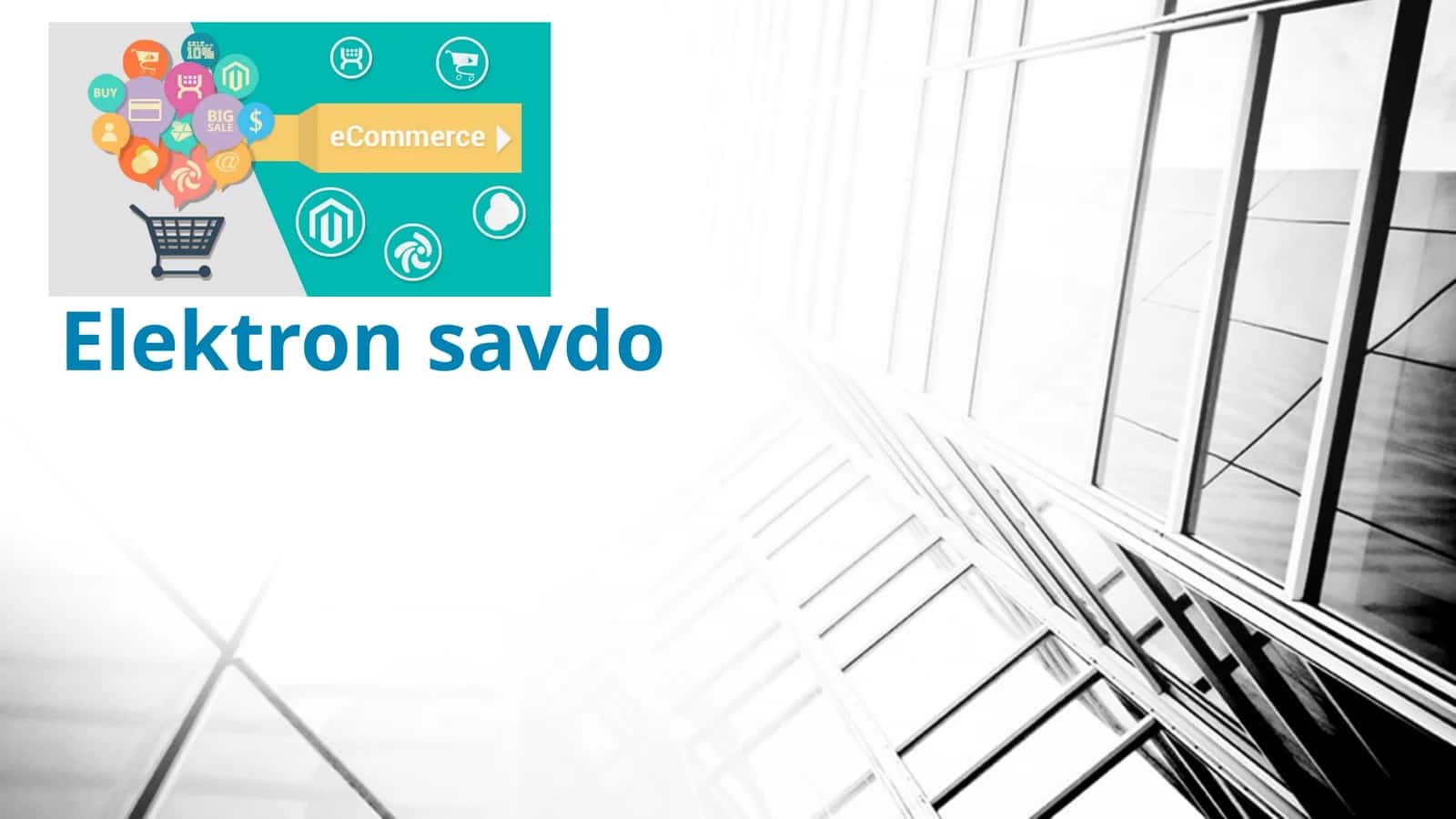 Elektron savdo 1