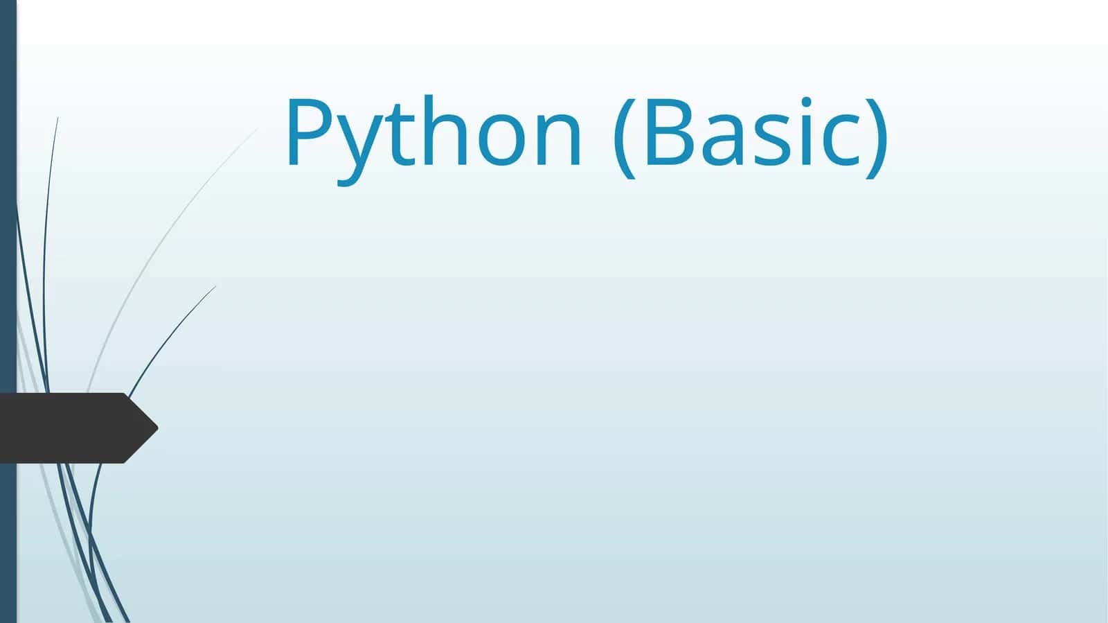 Python (Basic) Kommentariyalar (Izohlar) 1