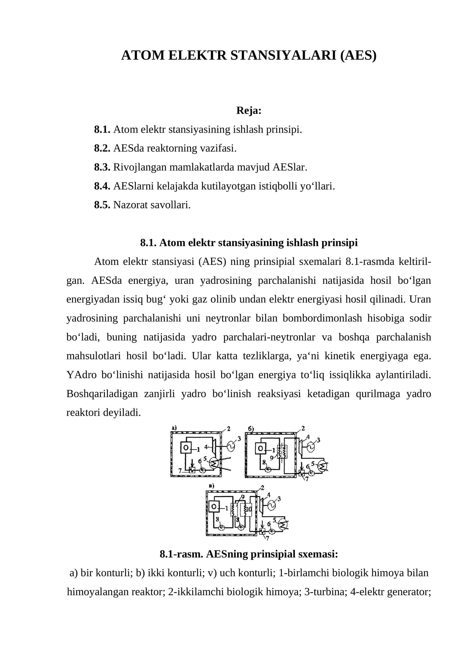 Atom Elektr Stansiyalari (AES) 1