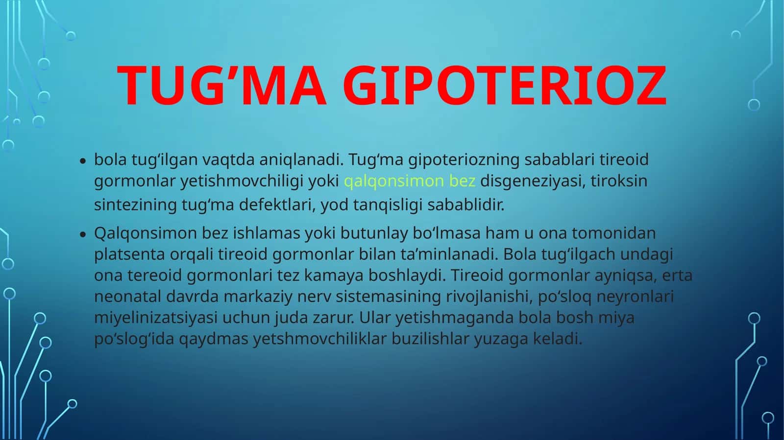 Tug‘ma gipoterioz 1