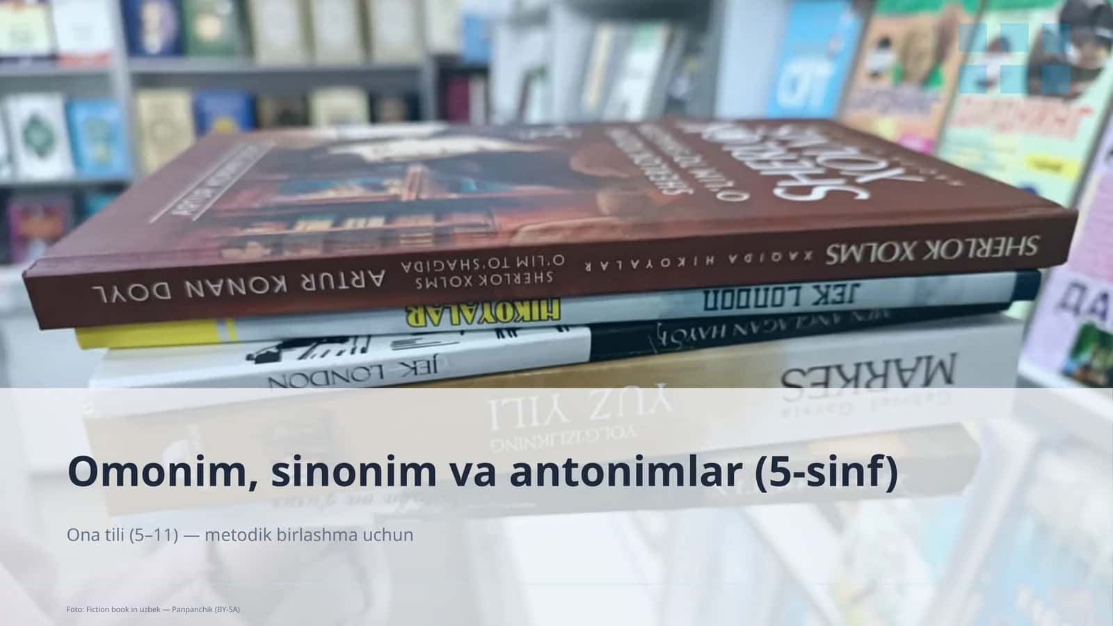Omonim, sinonim va antonimlar (5-sinf) 1