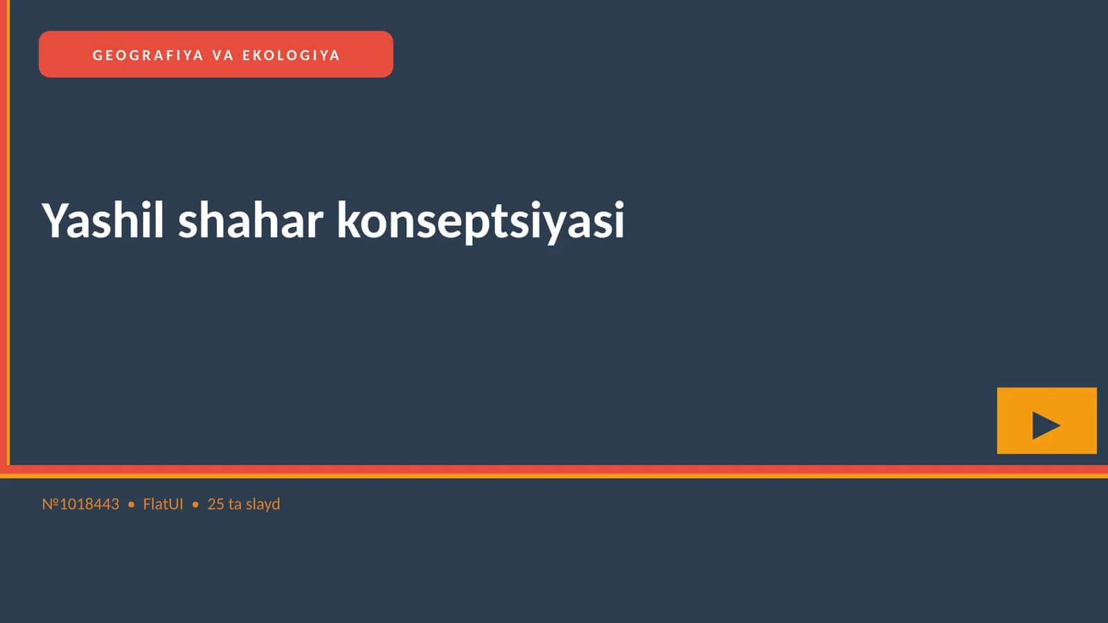 GEOGRAFIYA VA EKOLOGIYA 1