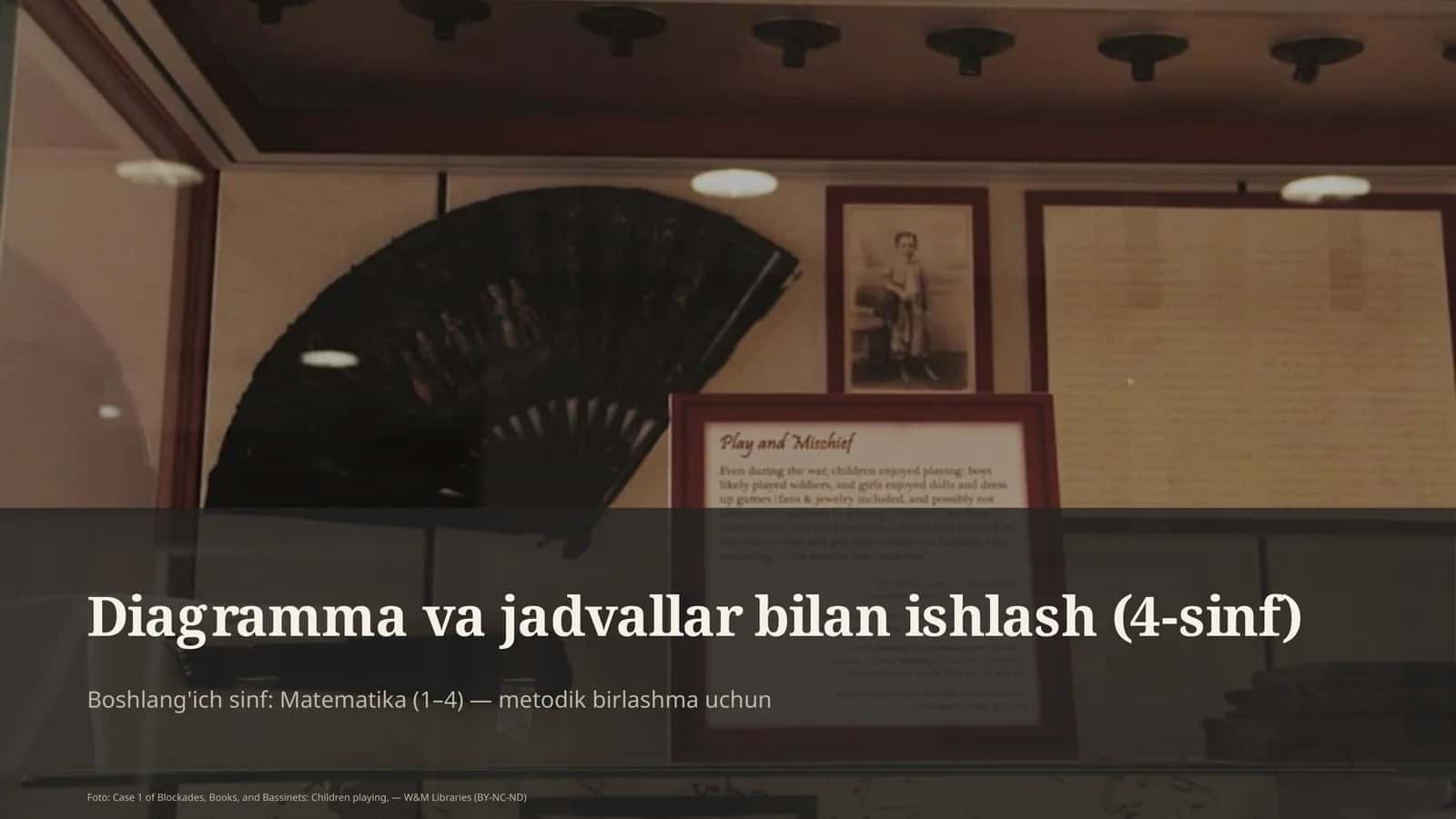 Diagramma va jadvallar bilan ishlash (4-sinf) 1
