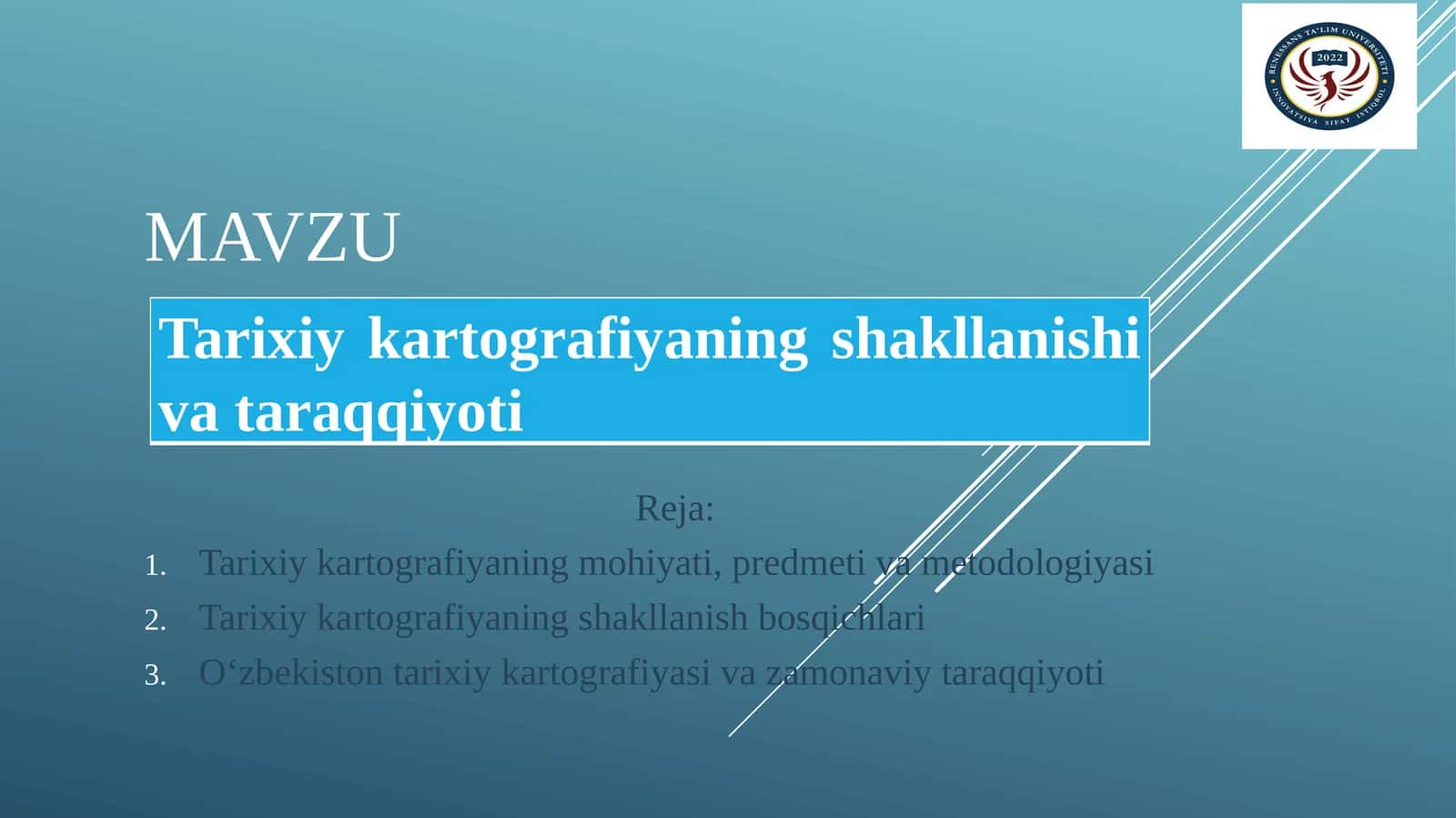 Tarixiykartografiya 1