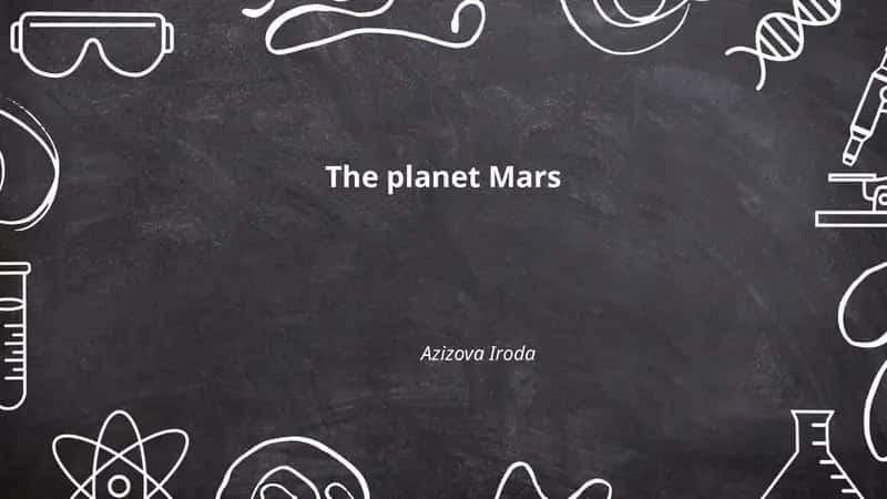 The planet Mars 1