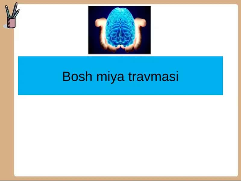 Bosh miyatravmasi 1