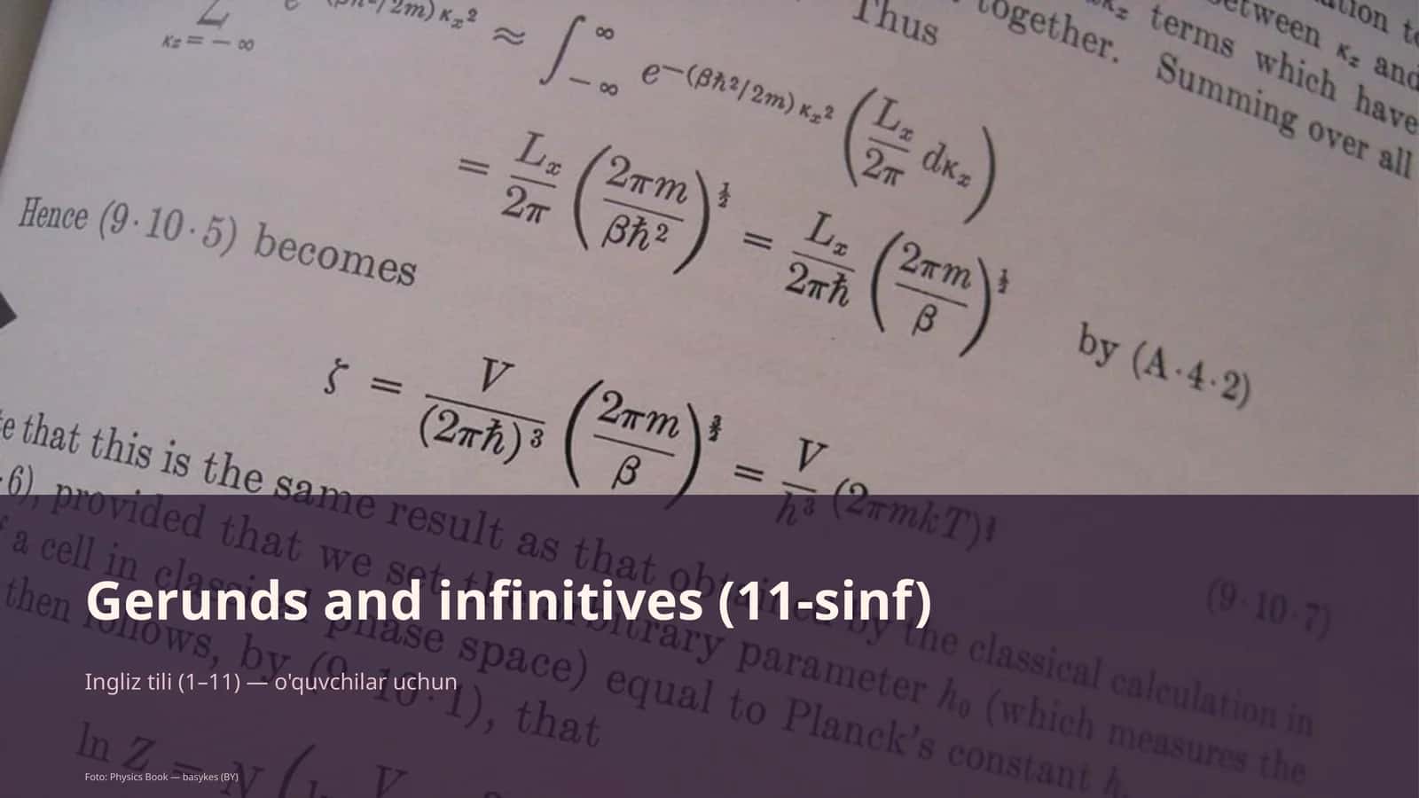 Gerunds and infinitives (11-sinf) 1