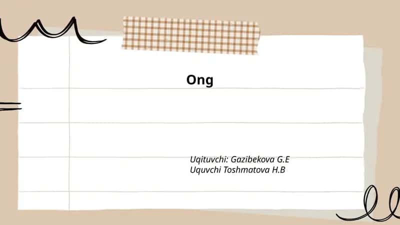 Ong 1