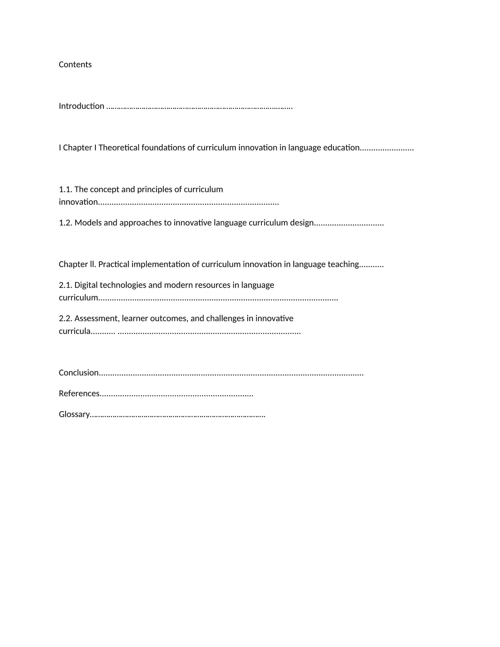 Curriculum innovation in language education 1