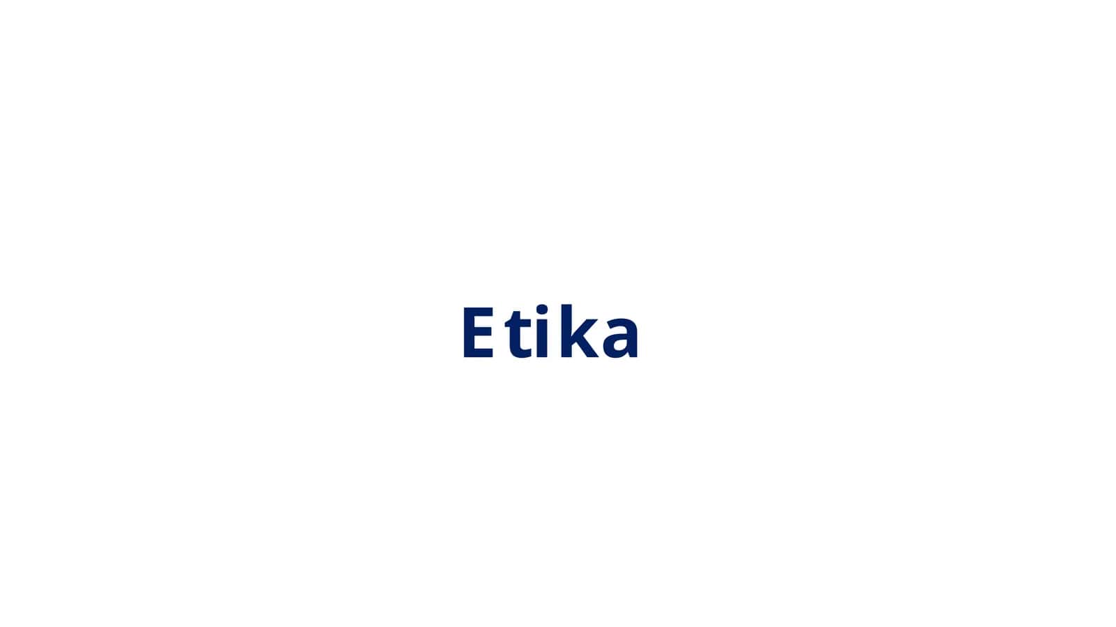 Etika 1
