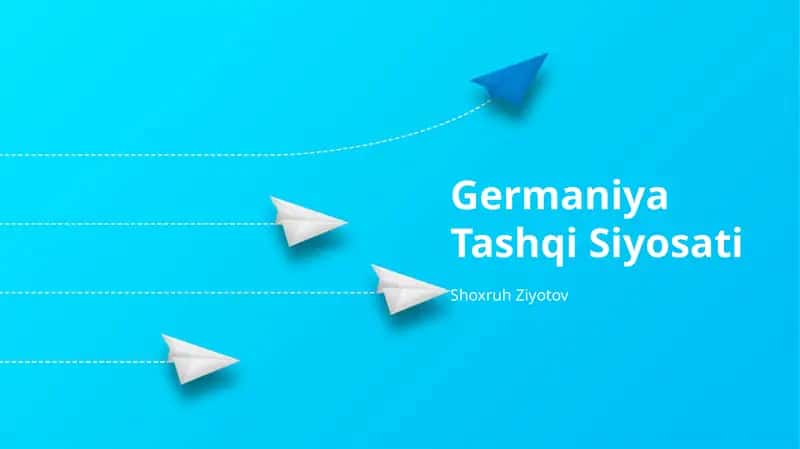 Germaniya Tashqi Siyosati 1