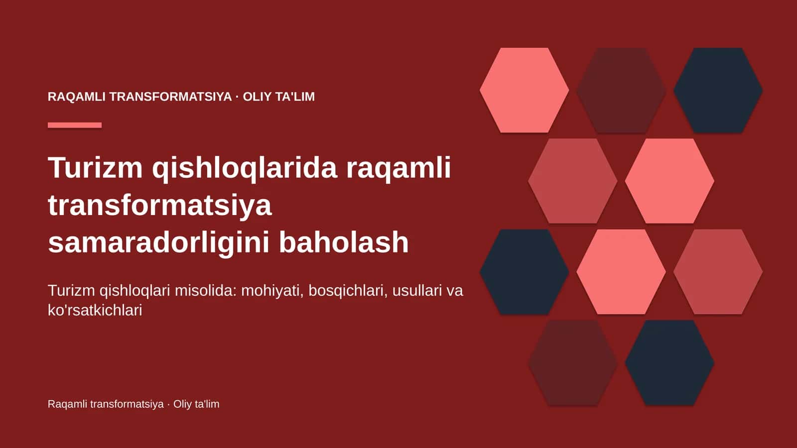 Turizm qishloqlarida raqamli transformatsiya samaradorligini baholash 1