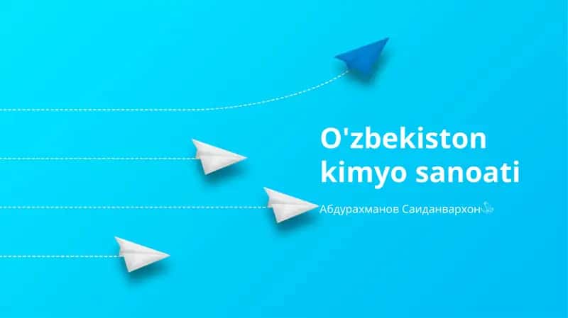 O'zbekiston kimyo sanoati 1