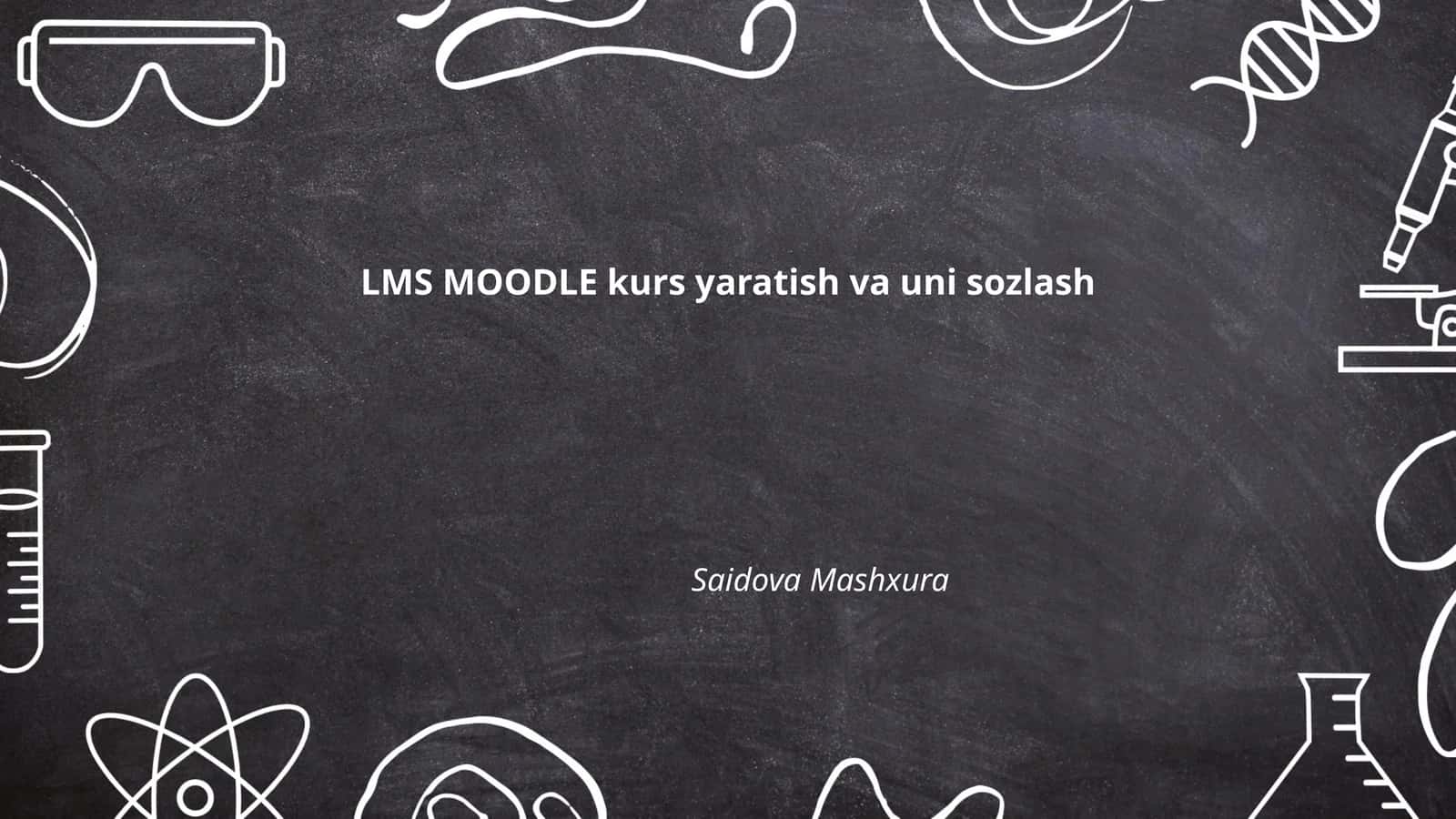 Moodle LMS platformasiga kirish 1
