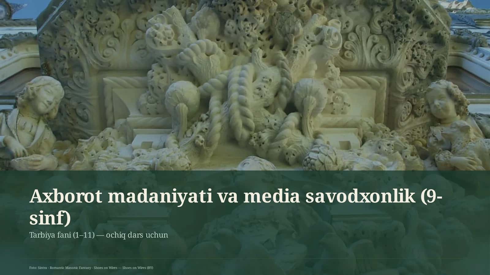 Axborot madaniyati va media savodxonlik (9-sinf) 1