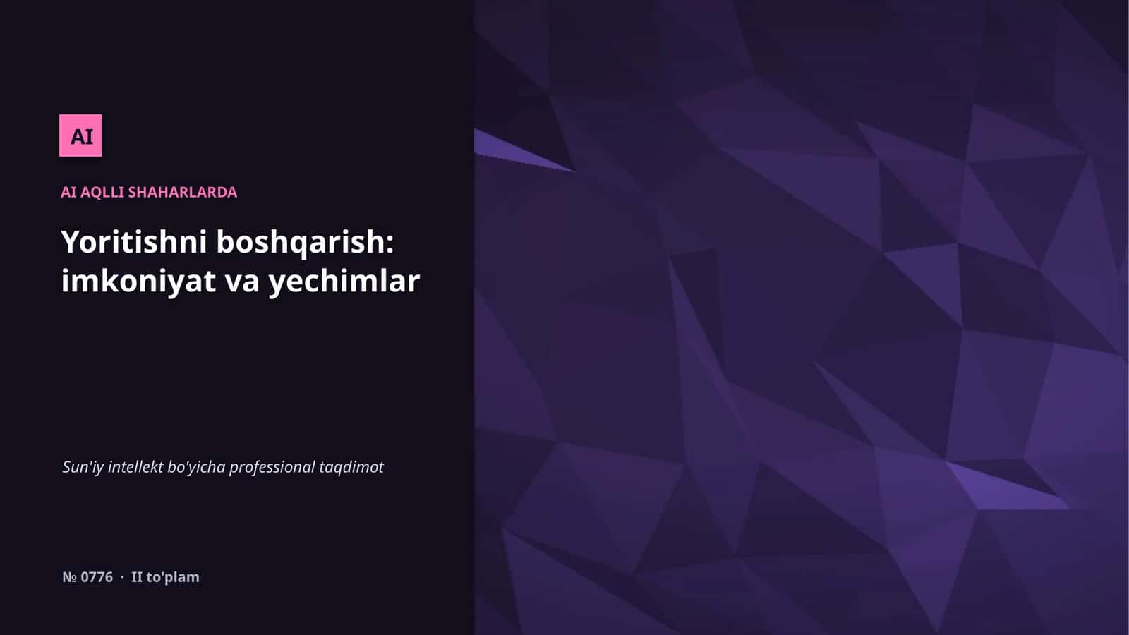 AI AQLLI SHAHARLARDA 1