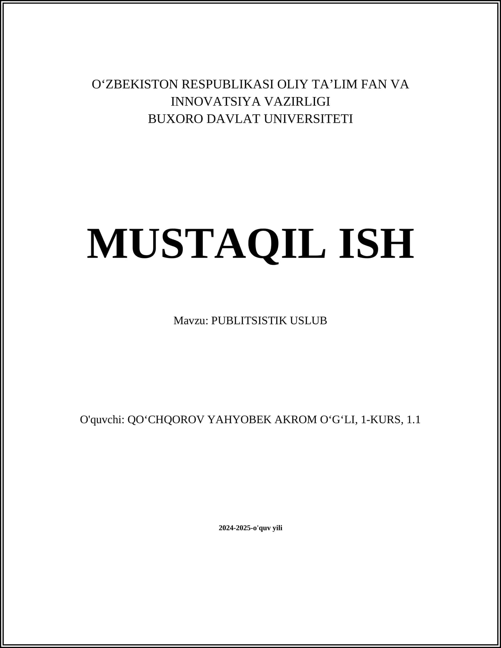 Matbuot bayonotlari 1