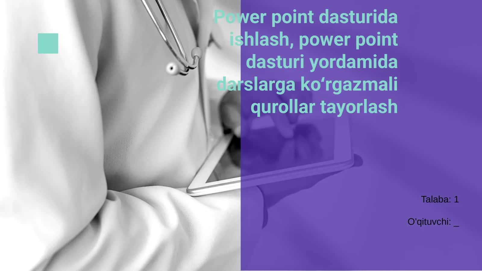 PowerPoint dasturi 1