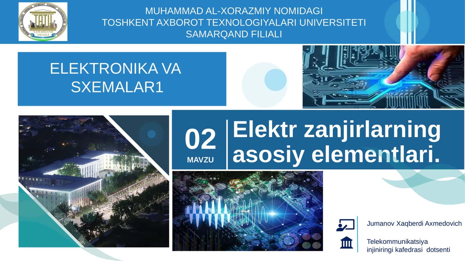 Elektronika va sxemalar 1