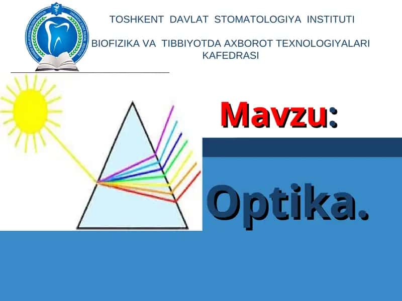 Optika 1