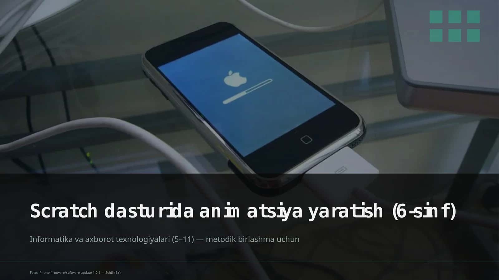 Scratch dasturida animatsiya yaratish (6-sinf) 1