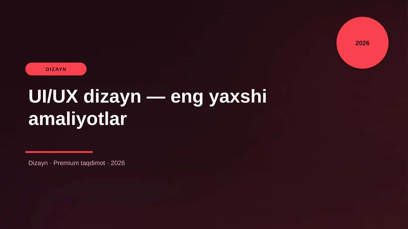 UI/UX dizayn — eng yaxshi amaliyotlar 1