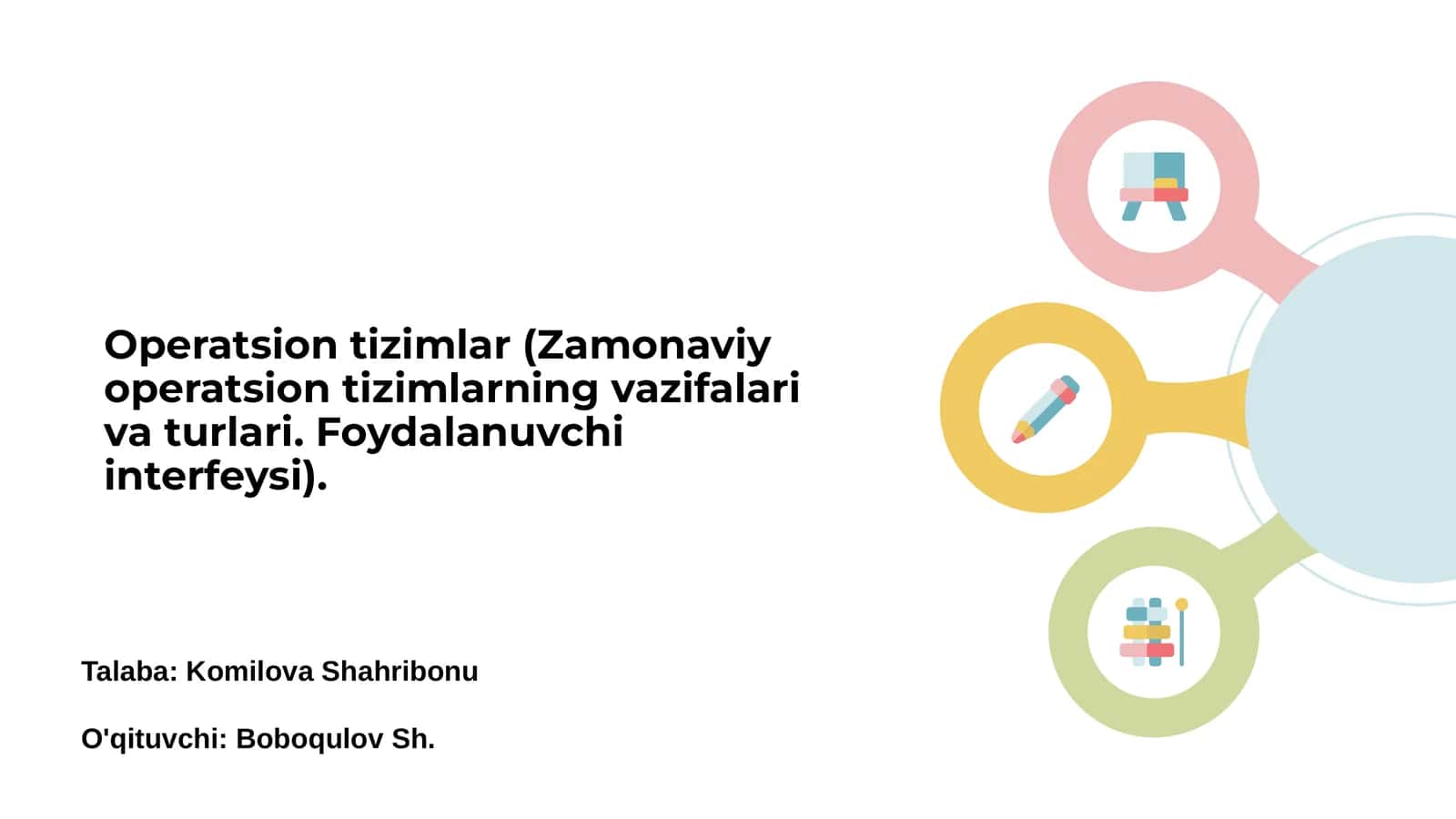 Operatsion Tizimlar Nima? Asosiy Ta'riflar 1