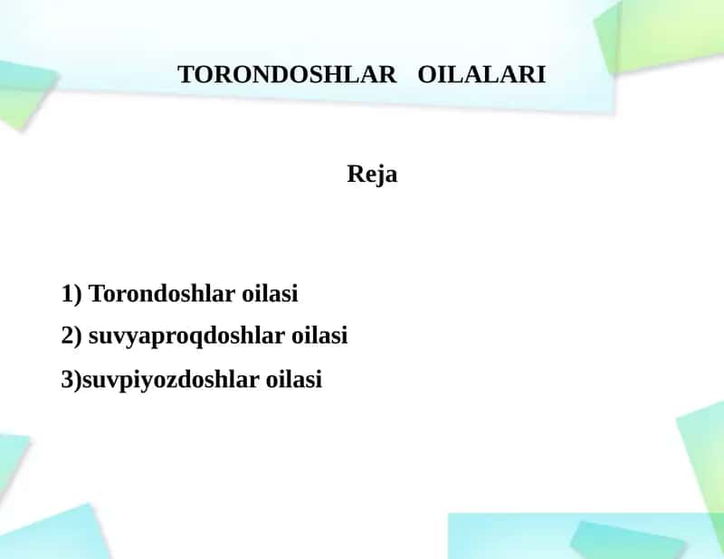 Torondoshlar 1