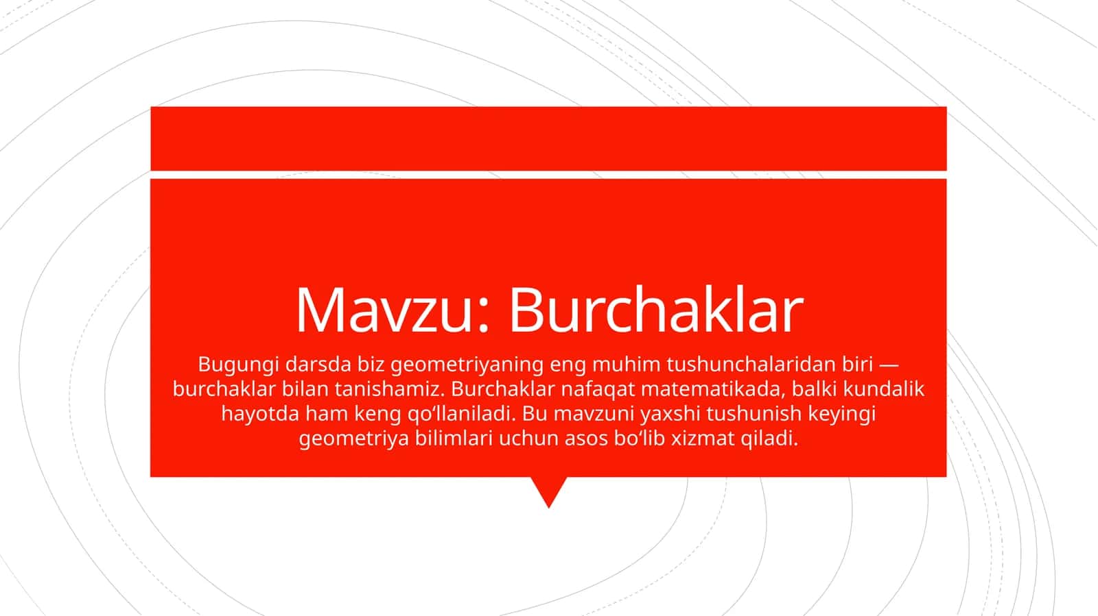 Burchaklar 1