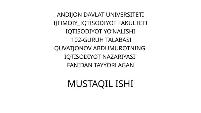 Yalpi ishchi kuchi va uni takrorishlash 1