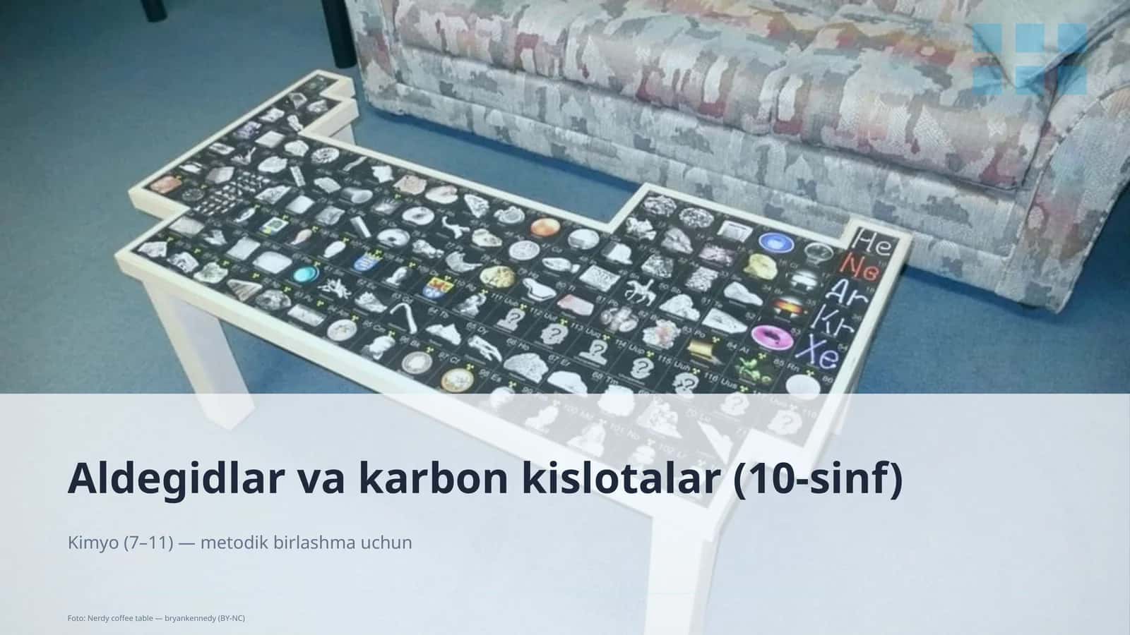 Aldegidlar va karbon kislotalar (10-sinf) 1