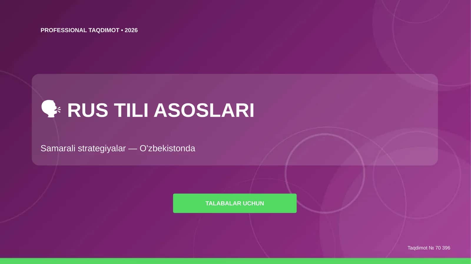 RUS TILI ASOSLARI 1