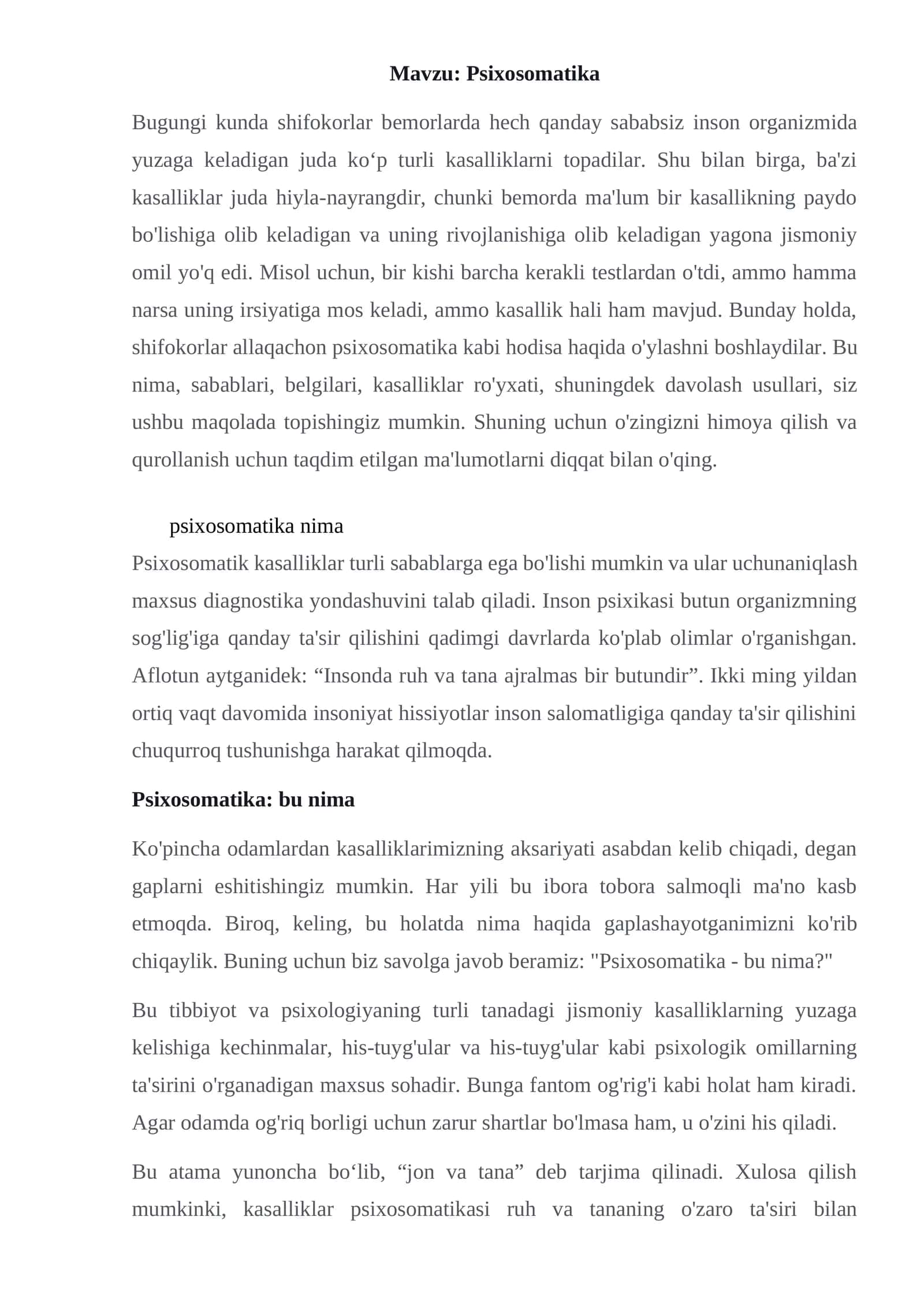 Psixosomatika 1