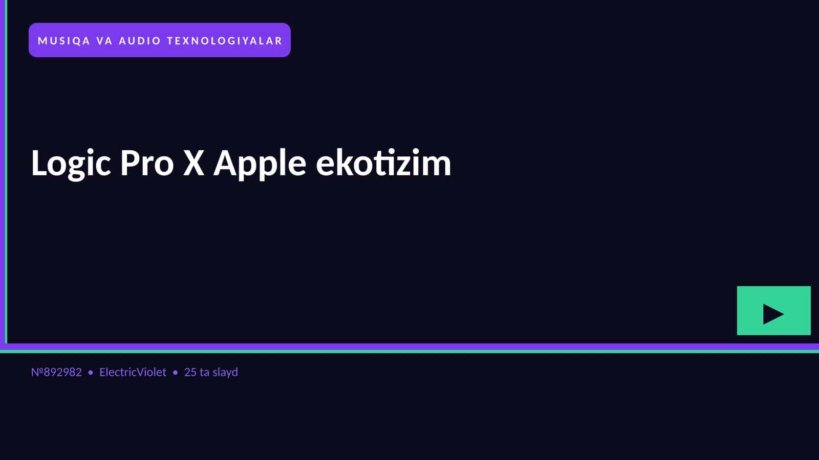 Logic Pro X Apple ekotizim 1
