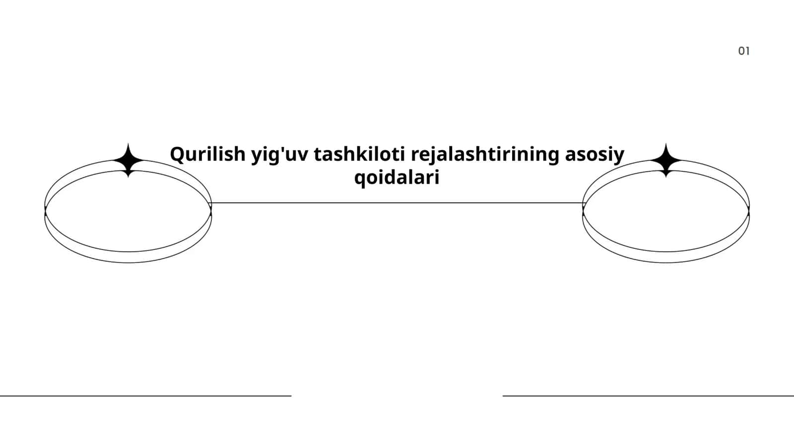 Qurilish yig'uv tashkiloti rejalashtirining asosiy qoidalari 1