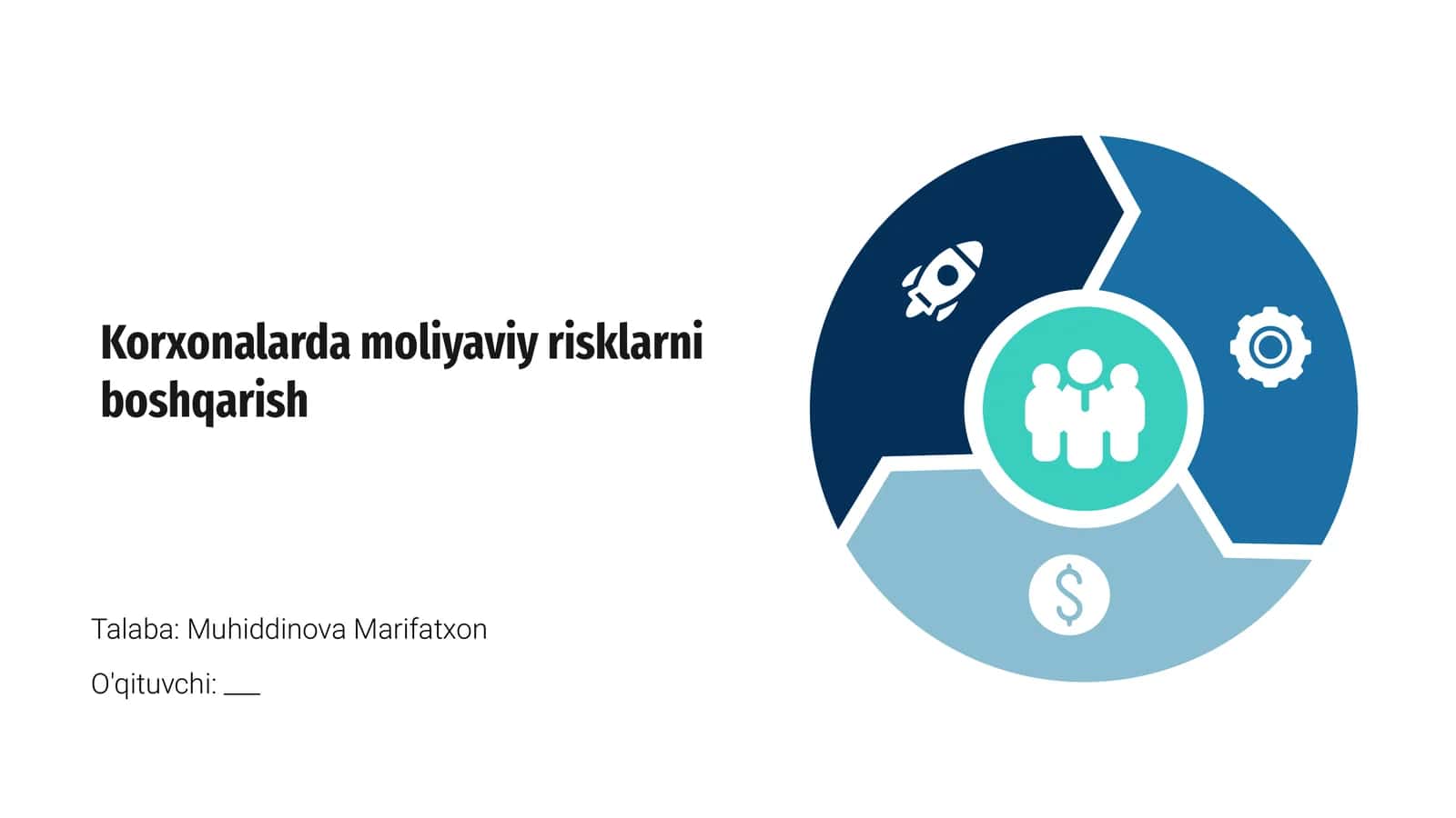 Moliyaviy risklarni boshqarish 1